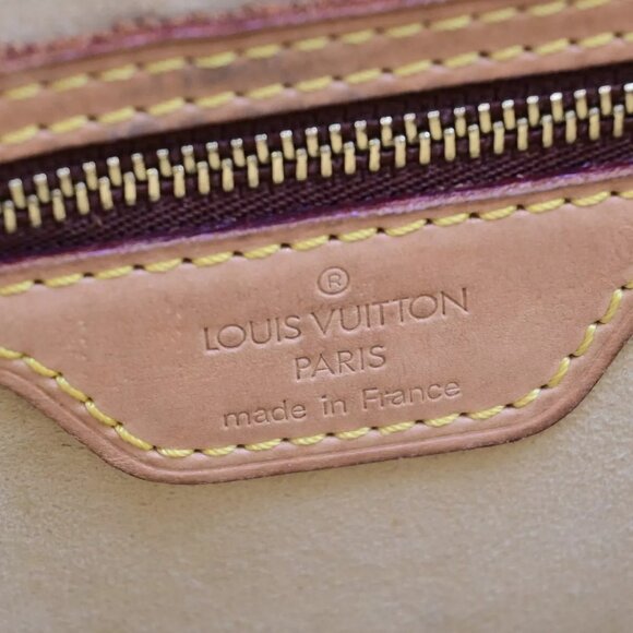 LOUIS VUITTON Logo Looping GM Shoulder Bag Monogram Leather Brown M51145 89ED212 - Picture 13 of 14